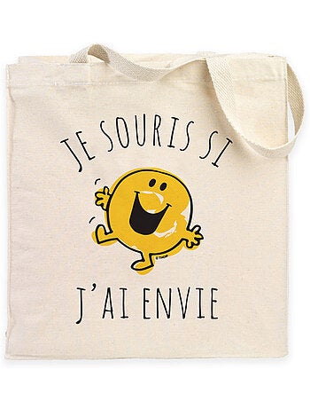 Totebag JE SOURIS SI J'AI ENVIE