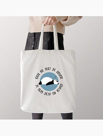 Totebag JE SUIS DEJA EN RETARD
