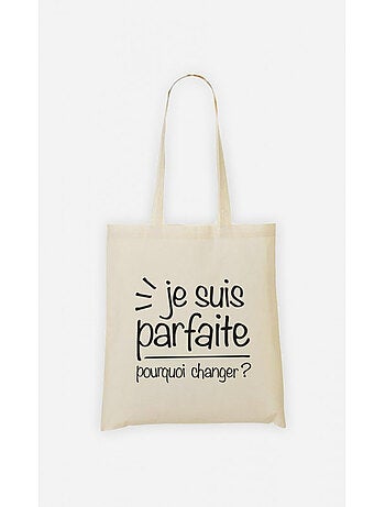 Totebag JE SUIS PARFAITE