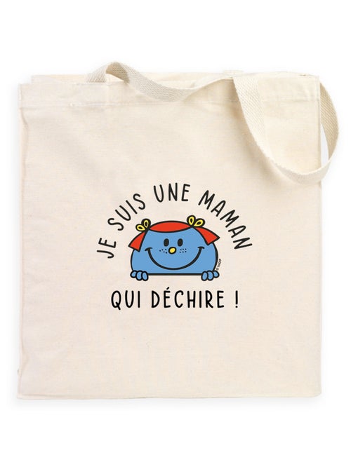 Totebag JE SUIS UNE MAMAN QUI DECHIRE - Kiabi