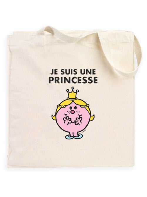 Totebag JE SUIS UNE PRINCESSE FACE - Kiabi Totebag JE SUIS UNE PRINCESSE FACE - Kiabi