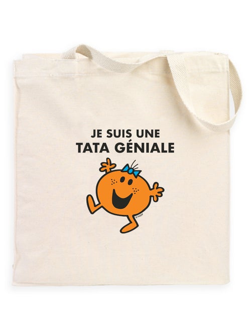Totebag JE SUIS UNE TATA GENIALE - Kiabi Totebag JE SUIS UNE TATA GENIALE - Kiabi