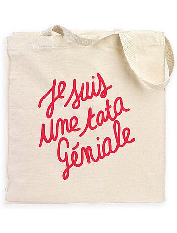 Totebag JE SUIS UNE TATA GÉNIALE
