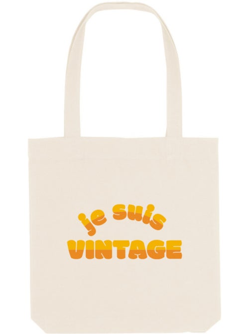 Totebag JE SUIS VINTAGE - Kiabi Totebag JE SUIS VINTAGE - Kiabi