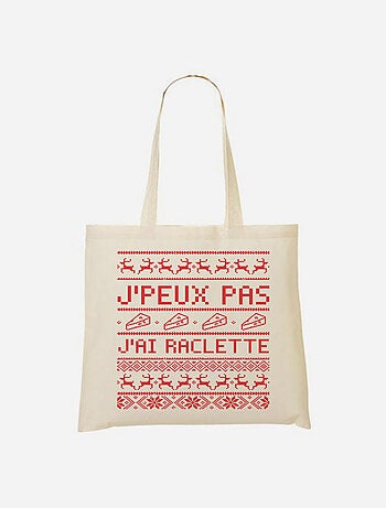 Totebag J'PEUX PAS J'AI RACLETTE