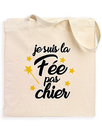 Totebag LA FÉE PAS CHIER