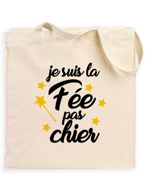Totebag LA FÉE PAS CHIER - Kiabi Totebag LA FÉE PAS CHIER - Kiabi