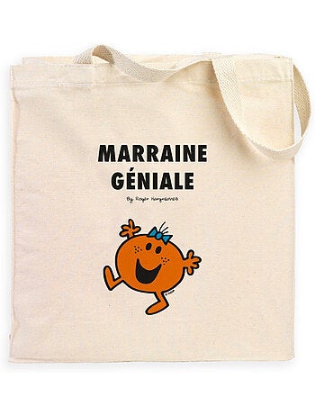 Totebag LA PLUS GÉNIALE DES MARRAINES 2