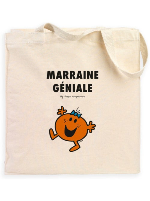 Totebag LA PLUS GÉNIALE DES MARRAINES 2 - Kiabi