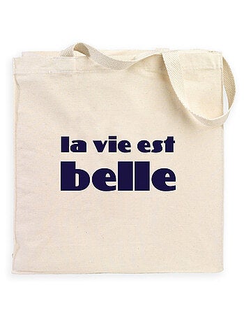 Totebag LA VIE EST BELLE CŒUR