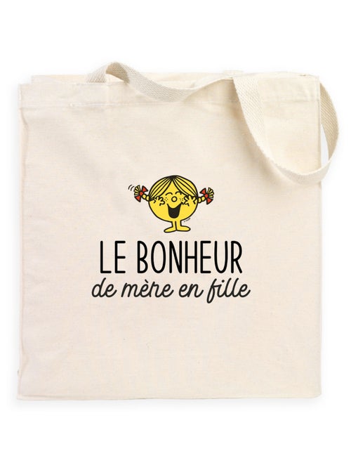 Totebag LE BONHEUR DE MERE EN FILLE - Kiabi Totebag LE BONHEUR DE MERE EN FILLE - Kiabi