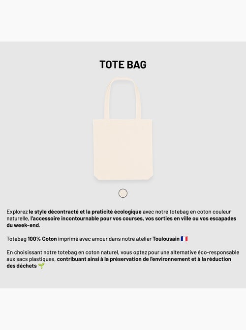Totebag LES PRINCES EXISTENT - Kiabi Totebag LES PRINCES EXISTENT - Kiabi
