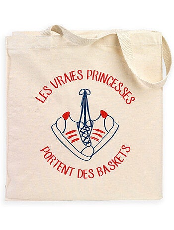 Totebag LES VRAIES PRINCESSES PORTENT DES BASKETS