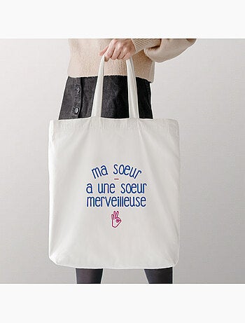 Totebag MA SŒUR A UNE SŒUR MERVEILLEUSE