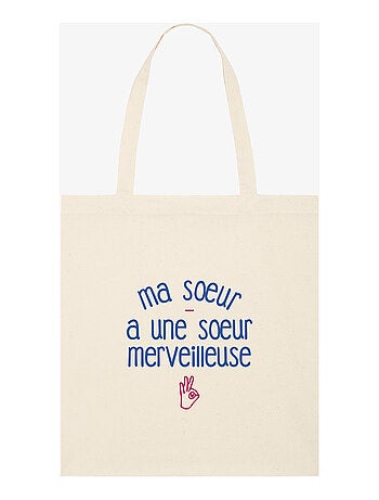 Totebag MA SŒUR A UNE SŒUR MERVEILLEUSE