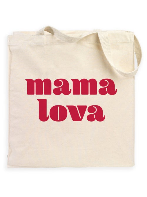 Totebag MAMA LOVA CŒUR ROUGE - Kiabi Totebag MAMA LOVA CŒUR ROUGE - Kiabi