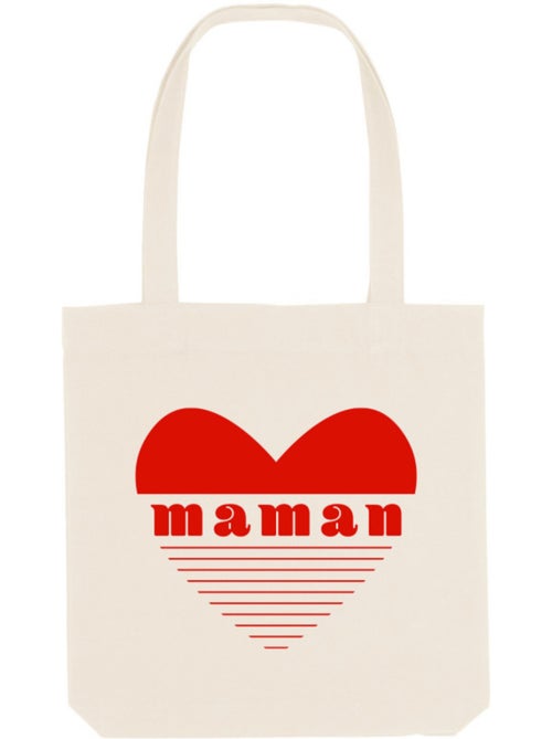Totebag MAMAN CŒUR ROUGE - Kiabi Totebag MAMAN CŒUR ROUGE - Kiabi