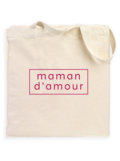 Totebag MAMAN D AMOUR CADRE - Kiabi Totebag MAMAN D AMOUR CADRE - Kiabi