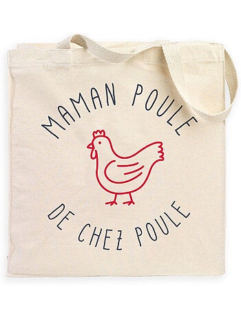 Totebag MAMAN POULE DE CHEZ POULE
