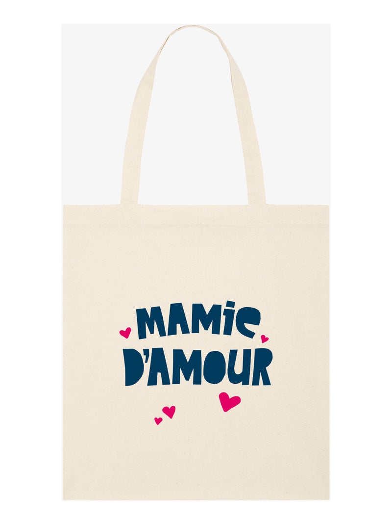 Totebag MAMIE D'AMOUR Beige - Kiabi