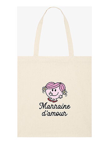 Totebag MARRAINE D AMOUR COEUR