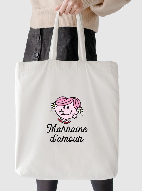 Totebag MARRAINE D AMOUR COEUR - Kiabi Totebag MARRAINE D AMOUR COEUR - Kiabi