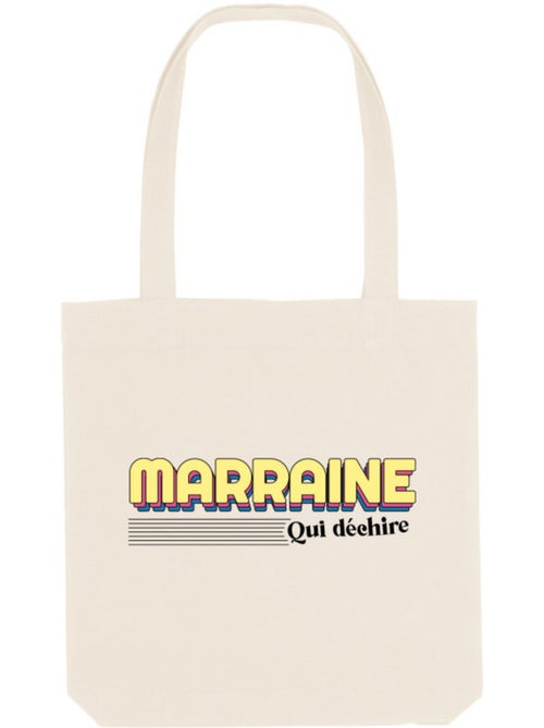 Totebag MARRAINE QUI DÉCHIRE 3 - Kiabi Totebag MARRAINE QUI DÉCHIRE 3 - Kiabi