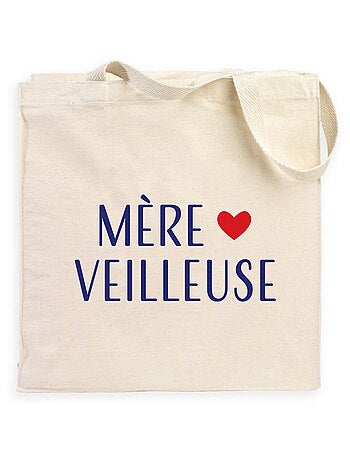 Totebag MÈRE VEILLEUSE CŒUR