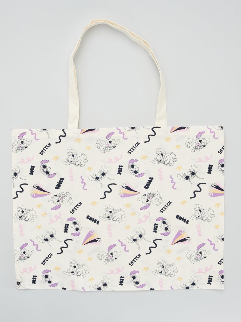 Totebag met print 'Disney' WIT - Kiabi