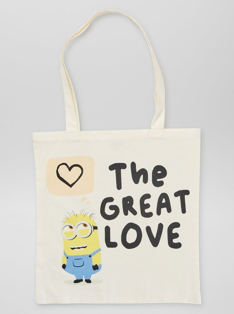 Totebag 'Minions' BEIGE - Kiabi