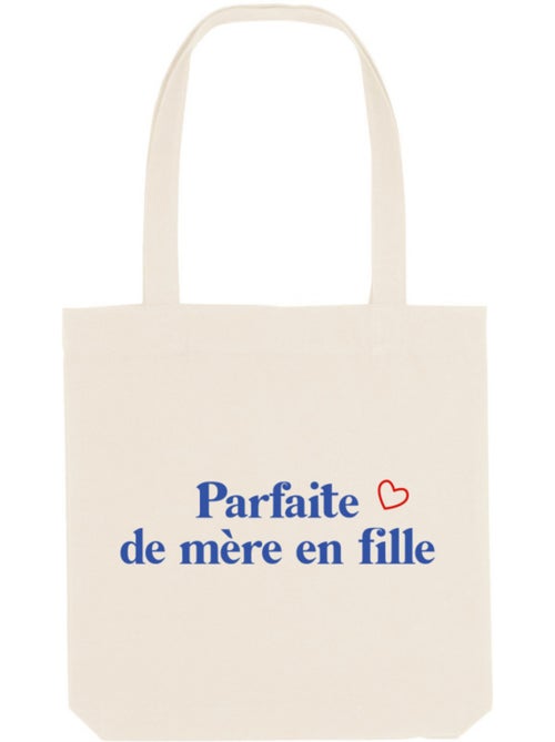 Totebag PARFAITE DE MÈRE EN FILLE WAF - Kiabi Totebag PARFAITE DE MÈRE EN FILLE WAF - Kiabi