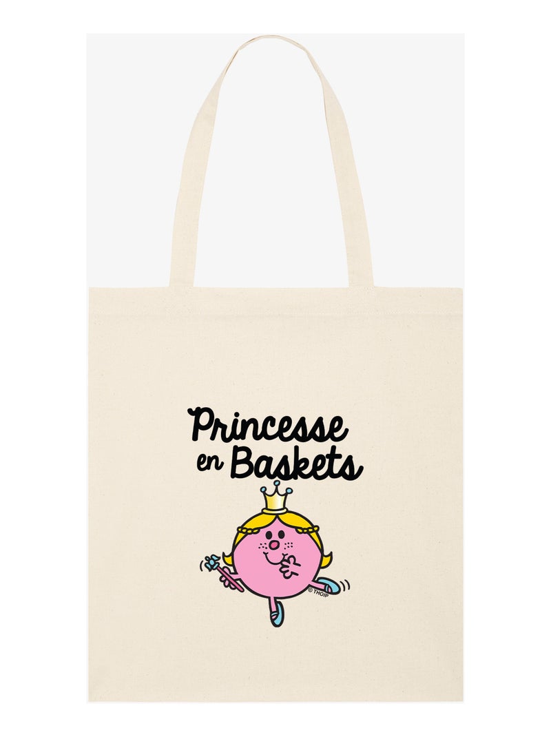 Totebag PRINCESSE EN BASKET Beige - Kiabi