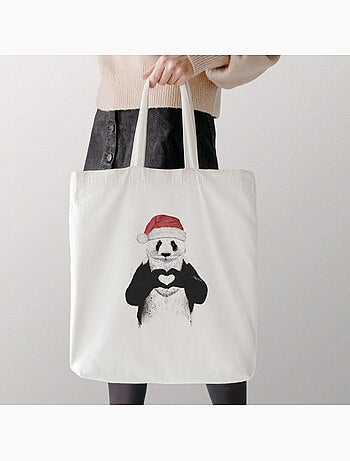 Totebag SANTA PANDA