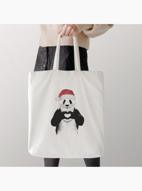 Totebag SANTA PANDA - Kiabi Totebag SANTA PANDA - Kiabi