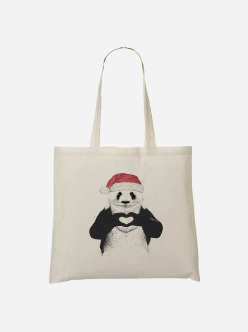 Totebag SANTA PANDA - Kiabi Totebag SANTA PANDA - Kiabi