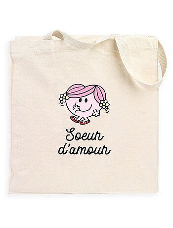 Totebag SOEUR D AMOUR COEUR
