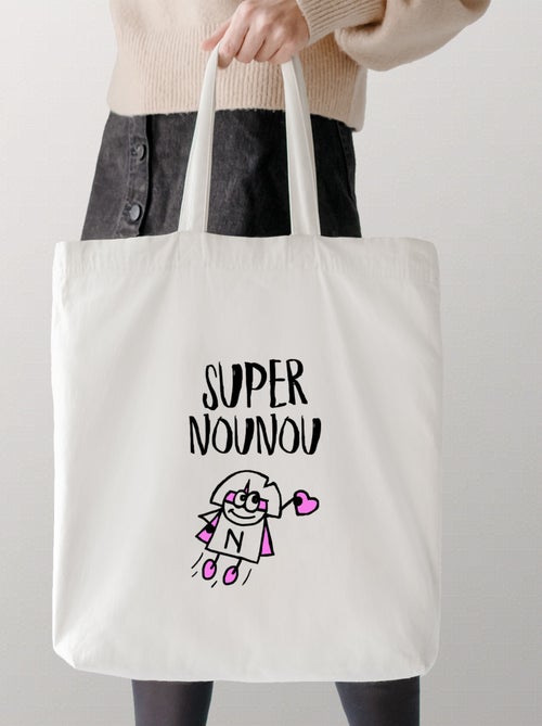 Totebag SUPER NOUNOU - Kiabi Totebag SUPER NOUNOU - Kiabi