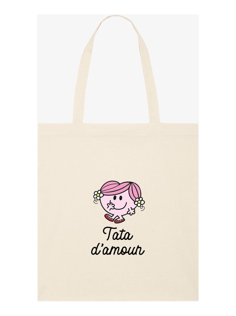 Totebag TATA D AMOUR COEUR Beige - Kiabi