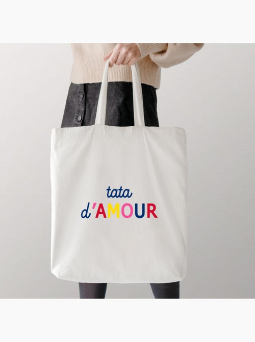 Totebag TATA D'AMOUR COLORÉE WAF - Kiabi Totebag TATA D'AMOUR COLORÉE WAF - Kiabi
