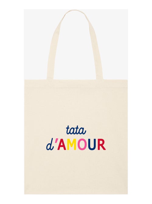 Totebag TATA D'AMOUR COLORÉE WAF - Kiabi Totebag TATA D'AMOUR COLORÉE WAF - Kiabi