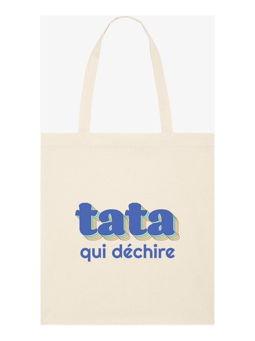 Totebag TATA QUI DÉCHIRE 3 - Kiabi Totebag TATA QUI DÉCHIRE 3 - Kiabi