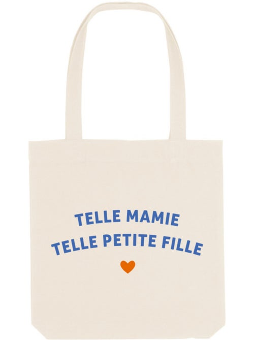 Totebag TELLE MAMIE TELLE PETITE-FILLE WAF - Kiabi Totebag TELLE MAMIE TELLE PETITE-FILLE WAF - Kiabi