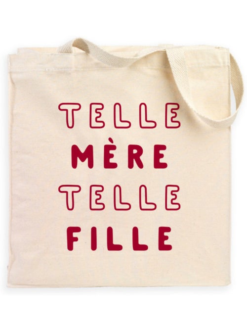 Totebag TELLE MÈRE TELLE FILLE 2 MPT - Kiabi Totebag TELLE MÈRE TELLE FILLE 2 MPT - Kiabi