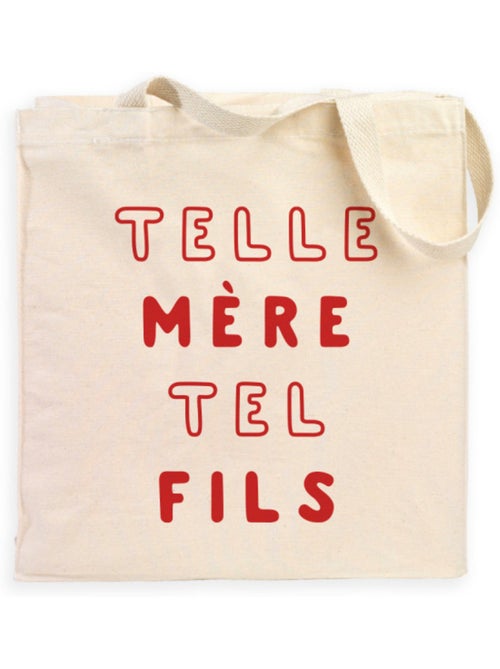 Totebag TELLE MÈRE TELLE FILS MPT - Kiabi Totebag TELLE MÈRE TELLE FILS MPT - Kiabi