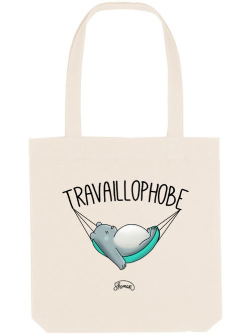Totebag TRAVAILLOPHOBE - Kiabi Totebag TRAVAILLOPHOBE - Kiabi