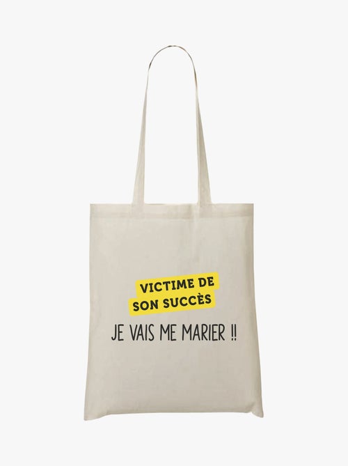 Totebag VICTIME DE SON SUCCÈS - Kiabi Totebag VICTIME DE SON SUCCÈS - Kiabi