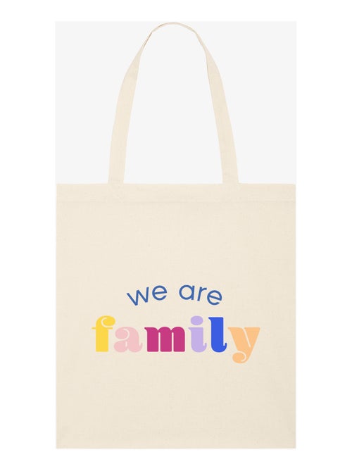 Totebag WE ARE FAMILY - Kiabi Totebag WE ARE FAMILY - Kiabi