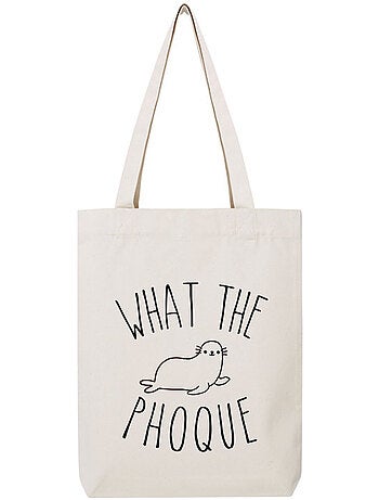 Totebag WHAT THE PHOQUE