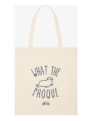 Totebag WHAT THE PHOQUE