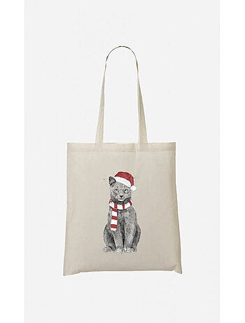 Totebag XMAS CAT